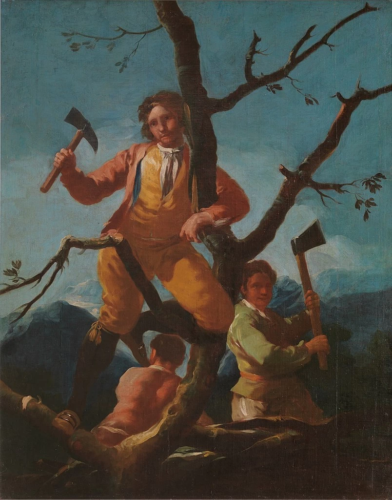 Francisco de Goya y Lucientes - 333, I taglialegna, Museo del Prado, Madrid